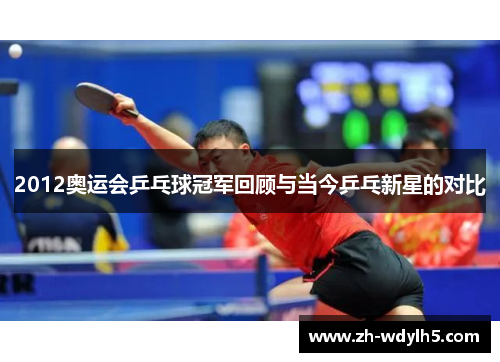 2012奥运会乒乓球冠军回顾与当今乒乓新星的对比
